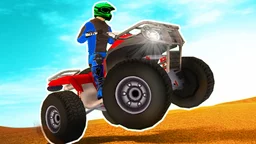ATV Ultimate Offroad - A thrilling race through rugged trails on a powerful quad bike in open terrain.
