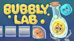 Buborékos labor - Színes laboratórium tele buborékokkal és kihívást jelentő rejtvényekkel.