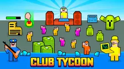 Magnate del club: Idle Clicker - un club neon brillante difende dagli zombi mentre accumuli fortuna e potenzi abilità.