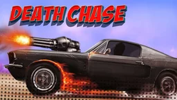 Death Chase - high-speed battle on hazardous tracks with police cruisers and explosive chaos.