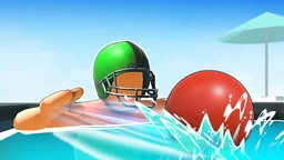 Kidobós - A medencében zajló izgalmas akciójáték gyors kidobós- és foci arénákkal.