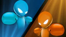 Drunken Boxing - Two cartoonish fighters stumble and sway in a ring using ragdoll physics to land punches.