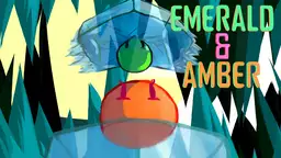 Smaragd és Borostyán - Smaragd navigál a retro platformer pályáin Borostyán felé, ragadós falakon és plafonokon keresztül.