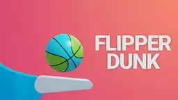 Flipperes zsákolás 3D - Egy flipperasztalon kosárlabdázó karakter feszült figyelemmel célba veszi a kosarat, a tökéletes zsákolásra készülve.