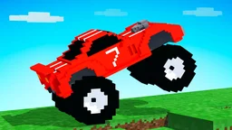Funny Mad Racing  vibrant pixel cars tackle quirky tracks, defying gravity in playful races.