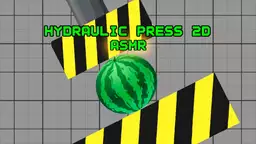 Hydraulische pers 2D ASMR - Verpletter objecten met een hydraulische pers voor ontspannende ASMR-geluiden.