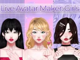 Live avatarskaber: piger - En anime-stil avatar skabes og tilpasses i et virtuelt skønhedsstudie.