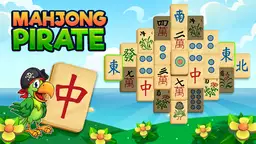 Mahjong piratenplundertocht - speel in tropische wateren, koppel piratentegels en verzamel schatten voor sterren en nieuwe uitdagingen.