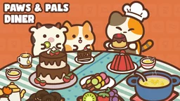 Paws & Pals Diner - Adorable animals run a bustling 2D diner, serving lattes and towering milkshakes.