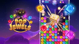 Praskaj drahokamy - živé puzzle, kde praskáš skupiny drahokamov pre vyššie skóre v kaskádových reťaziach.