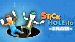 Stickhole.io - chaos v aréne, kde čierna diera pohlcuje panáčky a rastie do mega víru, pripravte sa na súboj s bossom.