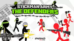 Stickman Army: Forsvarerne - En strateg leder stickmen til at beskytte Det Hvide Hus fra angribende renegater.