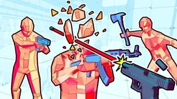 Time Shooter 2 - The player navigates a slow-motion arena, using weapons and the environment to outsmart enemies.